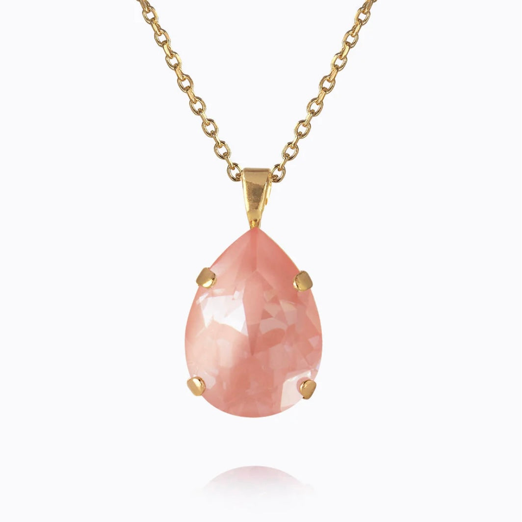 Caroline Svedbom Mini Drop necklace Gold Flamingo Ignite