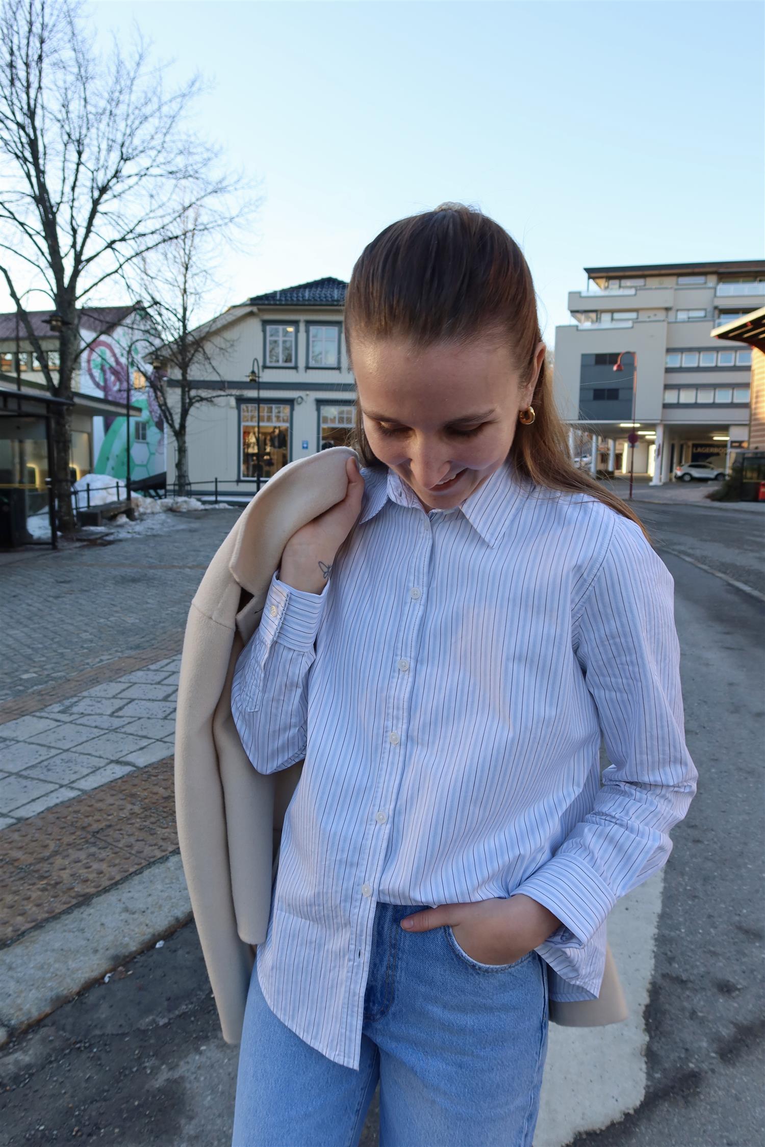 Camilla Pihl Fritila shirt - Navy Stripe