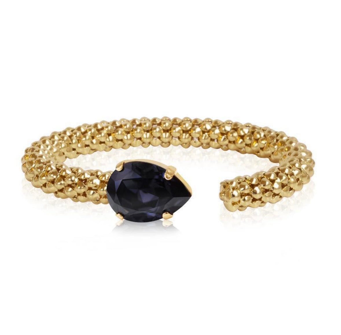 Caroline Svedbom Classic Rope bracelet Gold Graphite