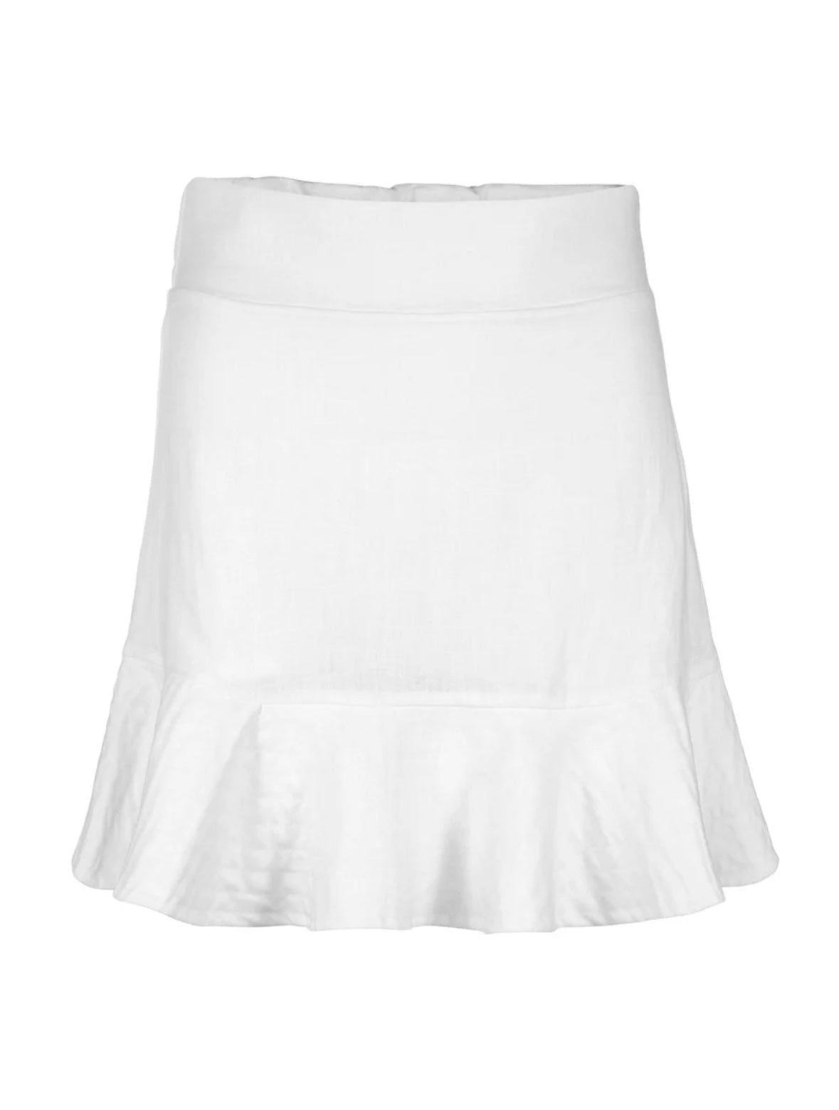 Ella&il Alessia Linen skirt - White