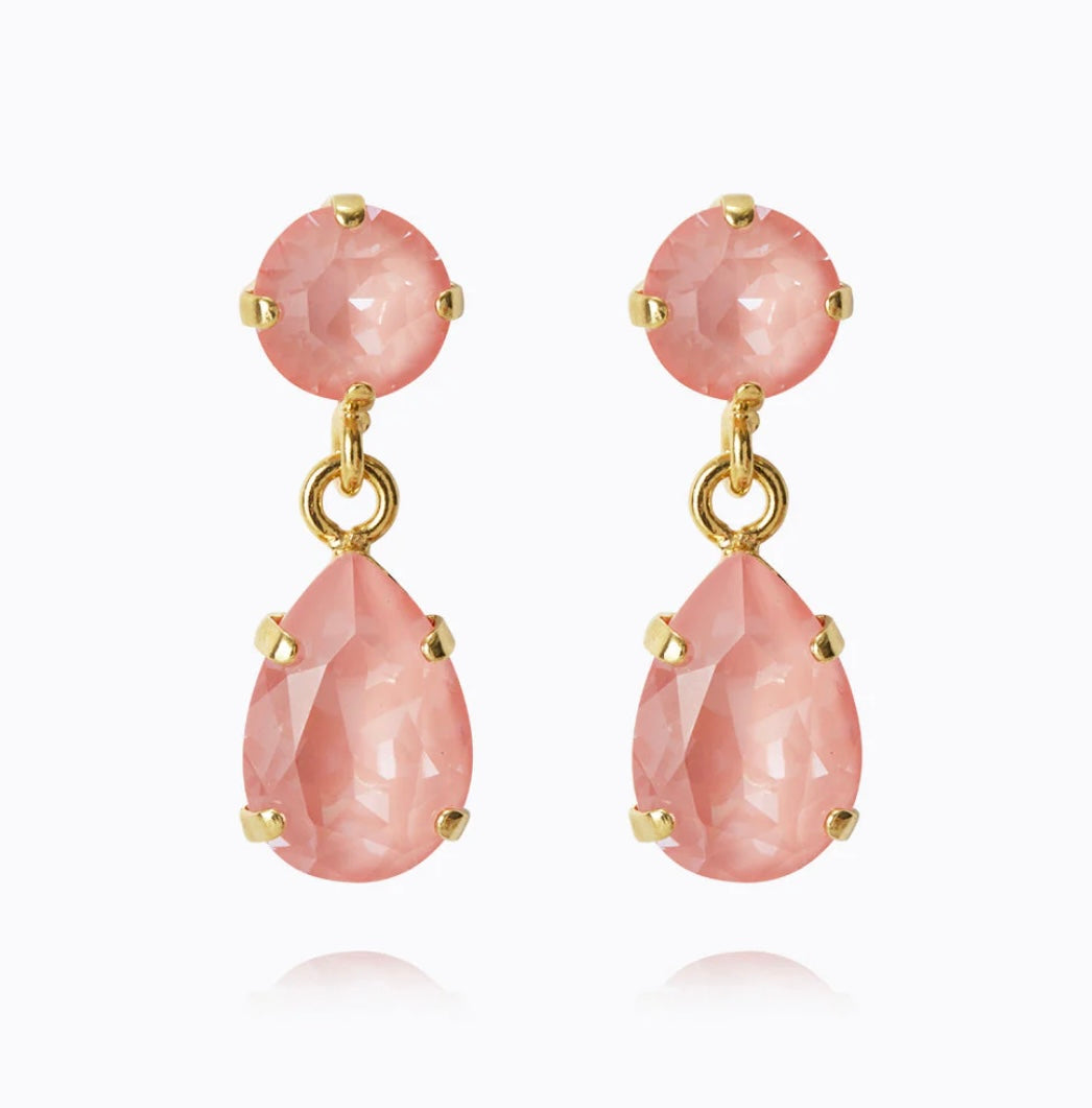 Caroline Svedbom Mini Drop earrings Gold Flamingo Ignite