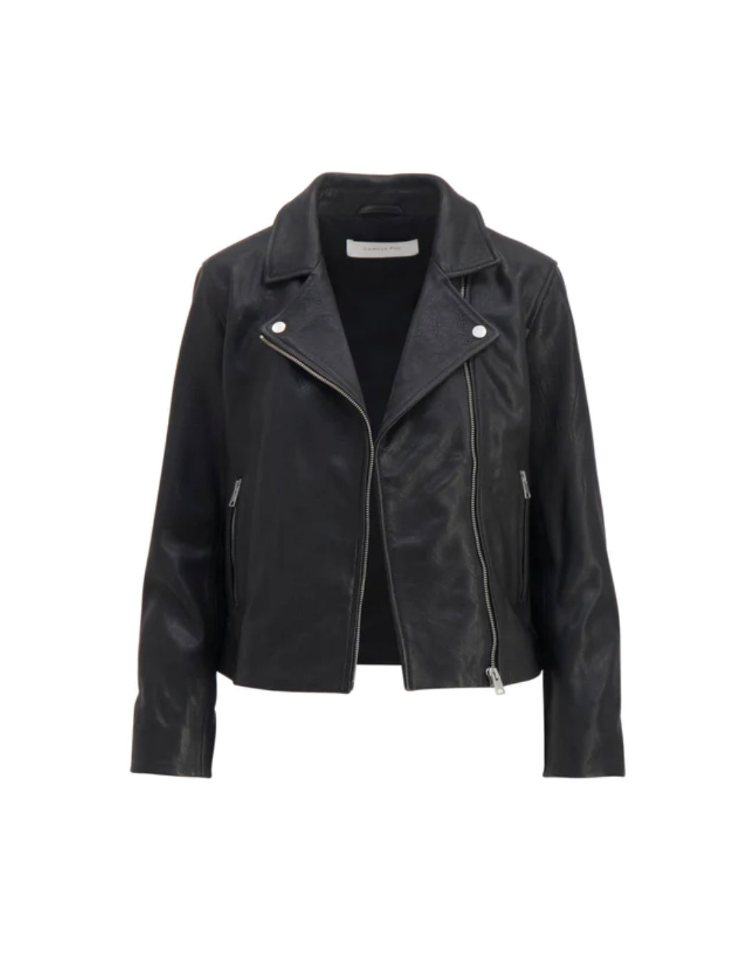 Camilla Pihl Calie Soft Leather jacket - Black