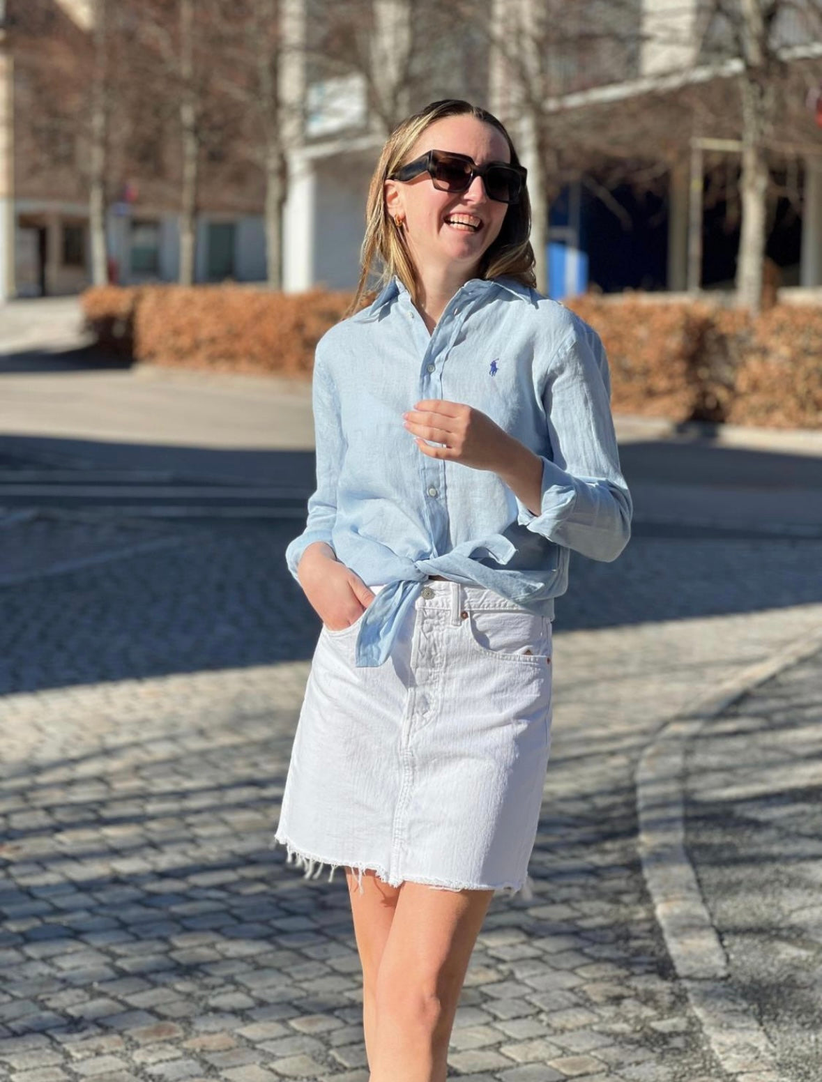 Polo Ralph Lauren Denim skirt - White