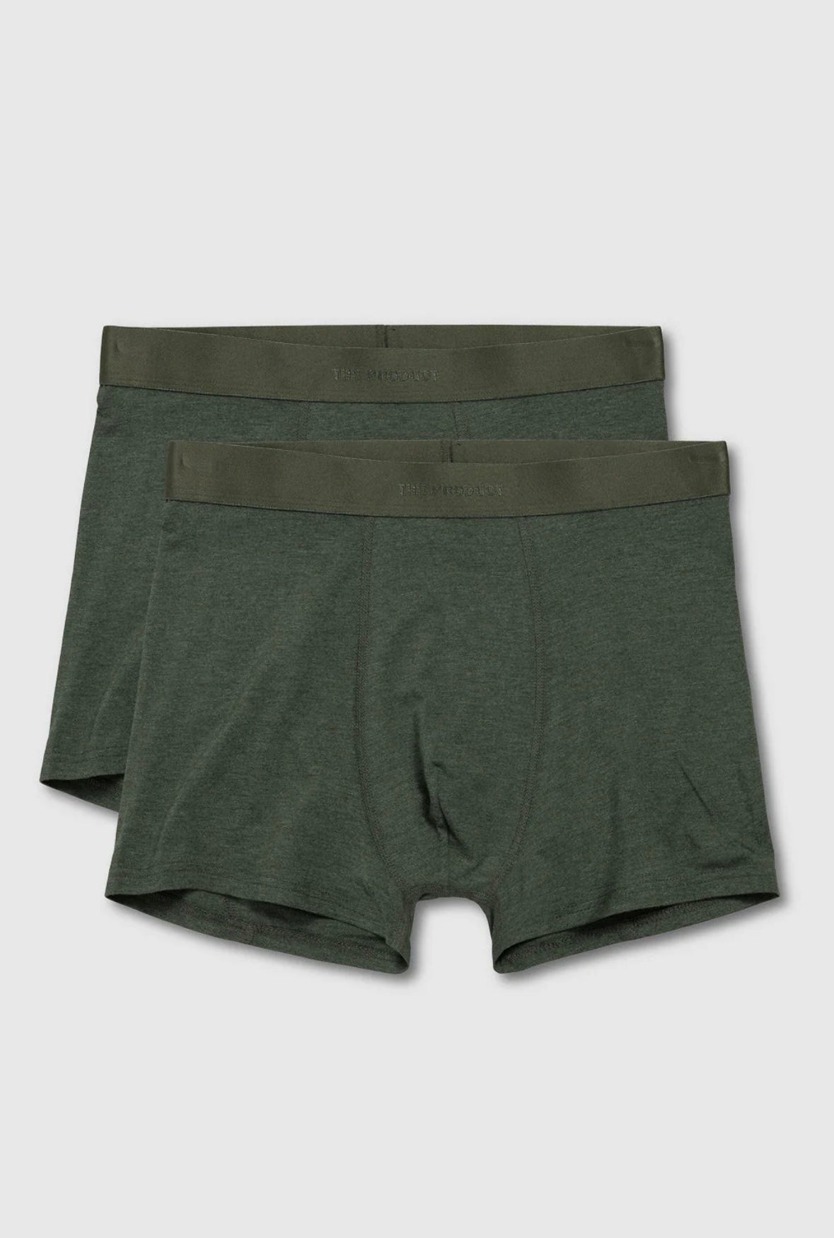 The Product Bamboo Boxer 2-pack - Green Mel.