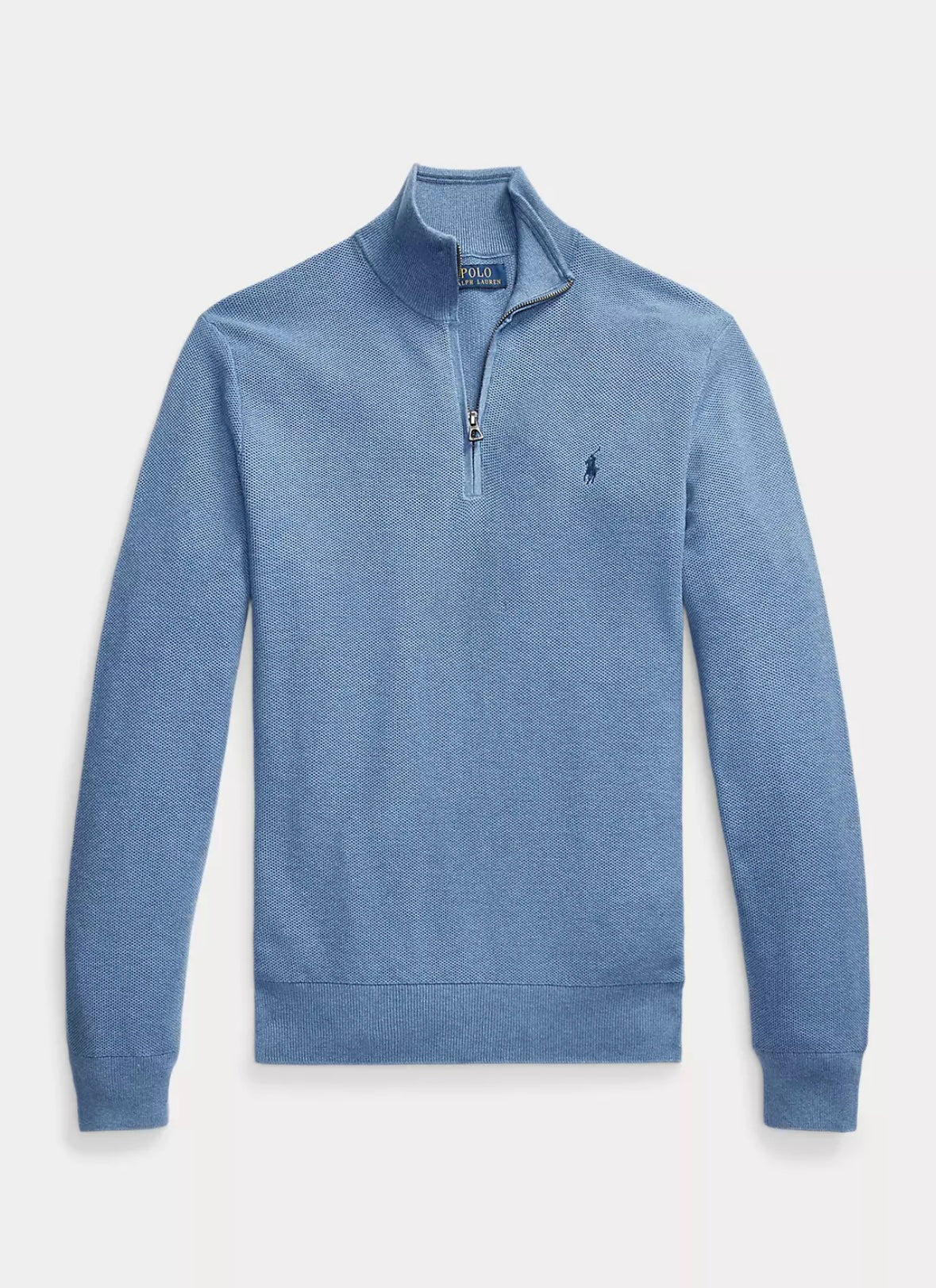 Polo Ralph Lauren Cotton Zip - Blue Stone