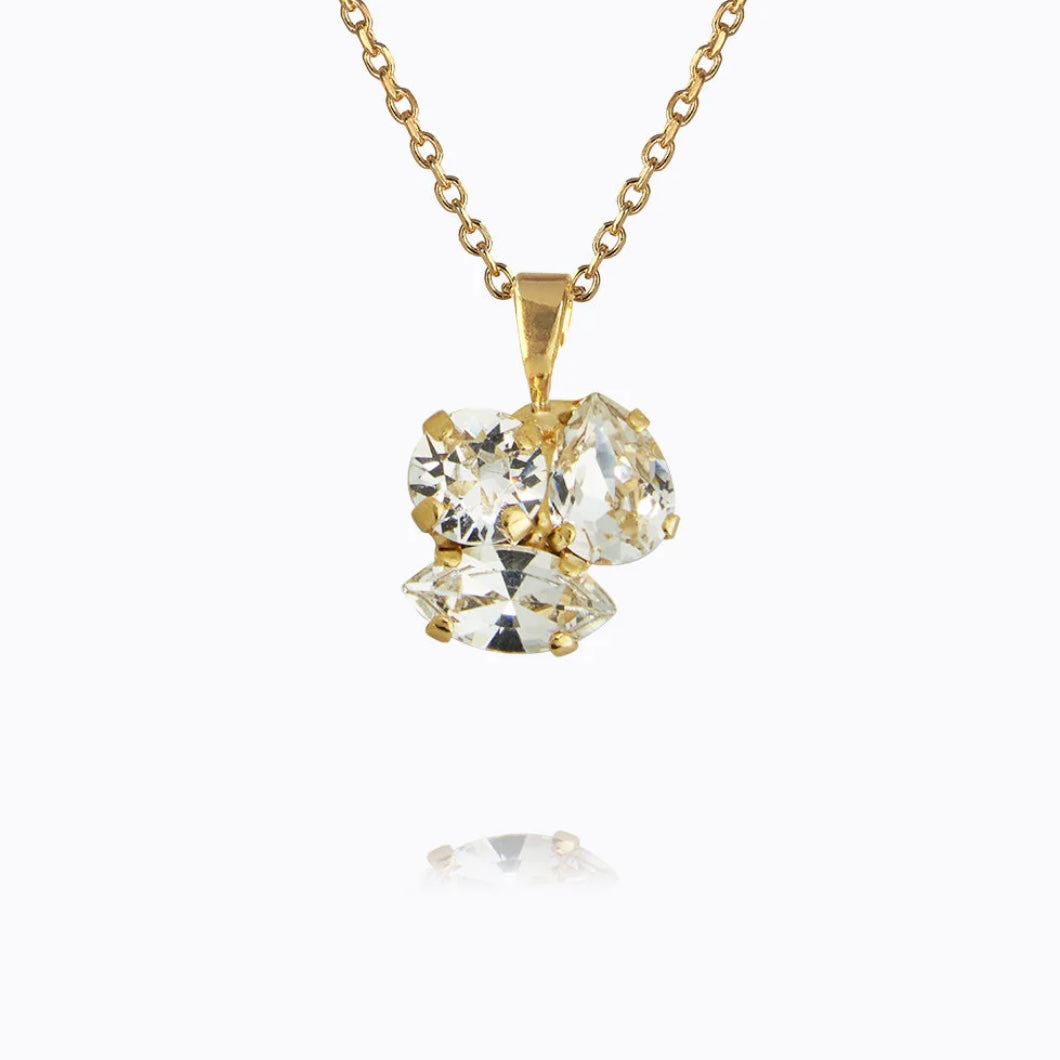 Caroline Svedbom Ana necklace Gold Crystal