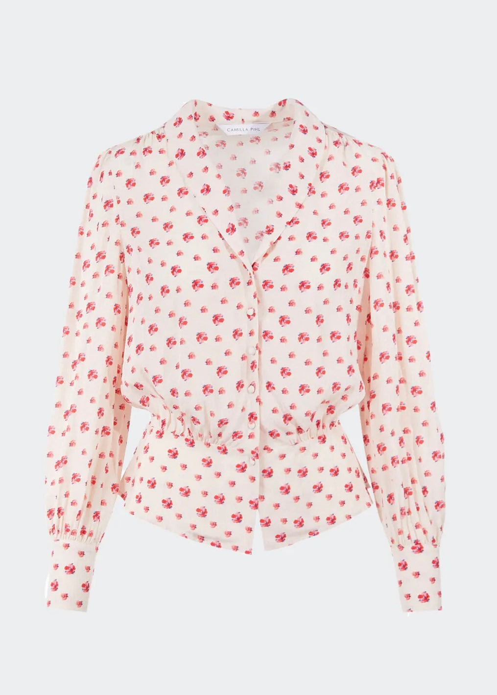 Camilla Pihl Papil blouse - Pink Berry Print