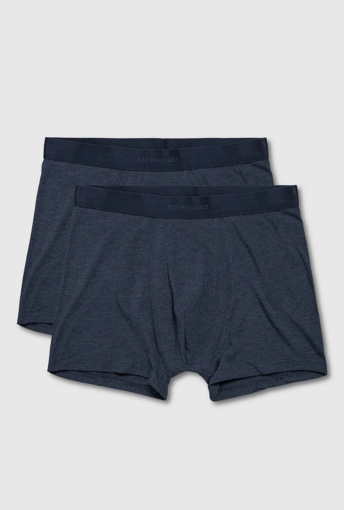 The Product Bamboo Boxer 2-pack - Navy Mel.