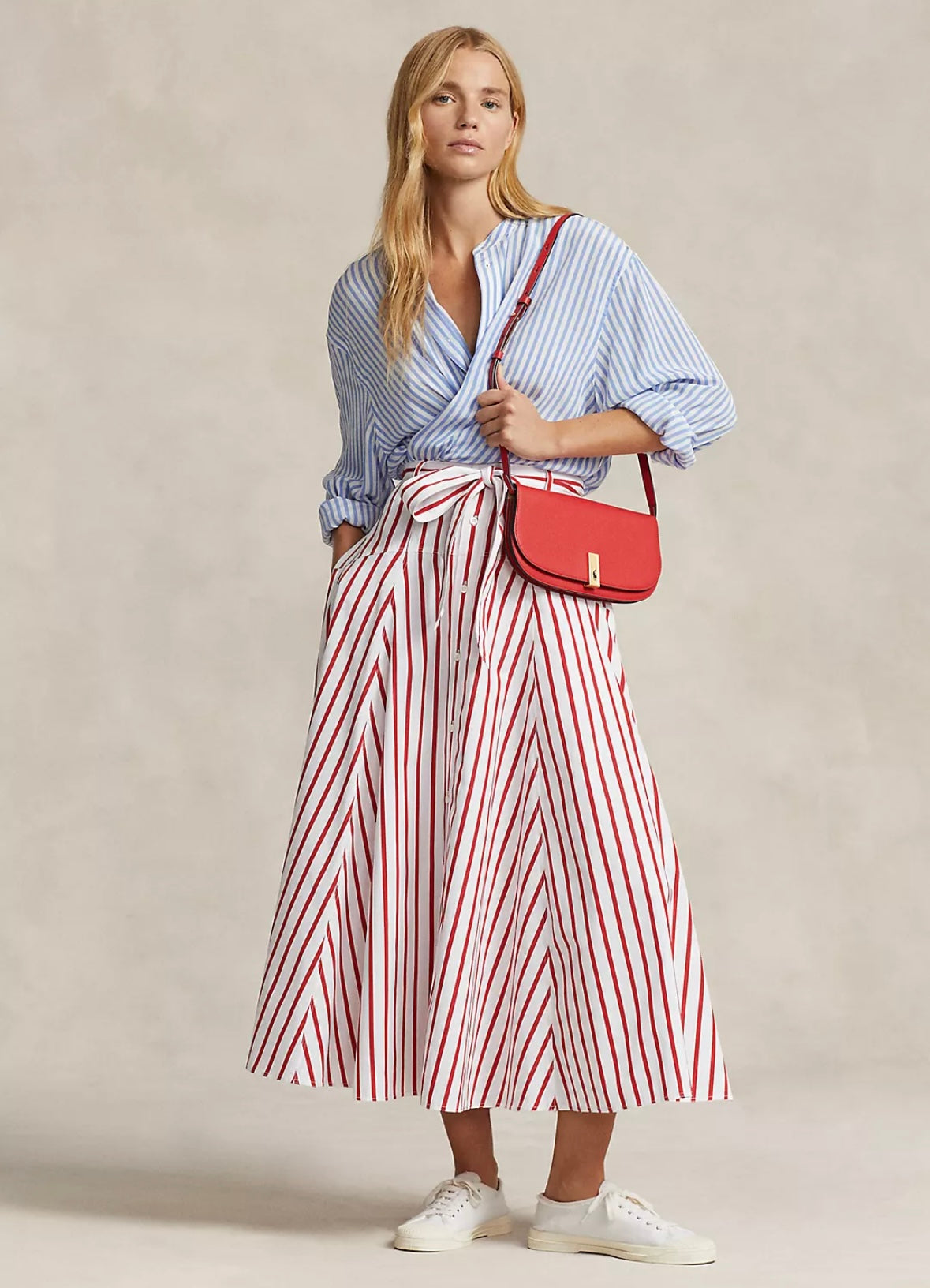 Polo Ralph Lauren skirt - White/Red Stripe