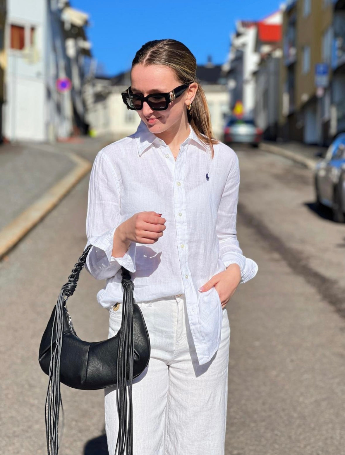 Polo Ralph Lauren Linen shirt  - White