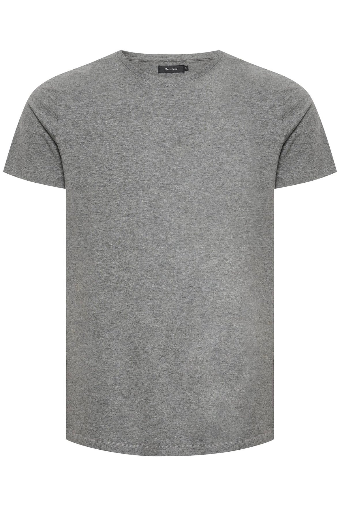 Matinique Jermalink Cotton Stretch t-shirt - Grey Melange