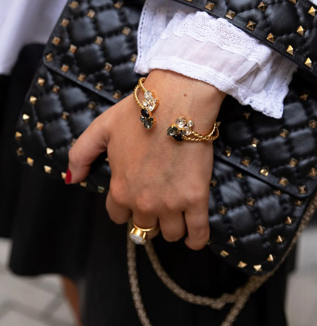 Caroline Svedbom Alisia bracelet Gold Black Combo
