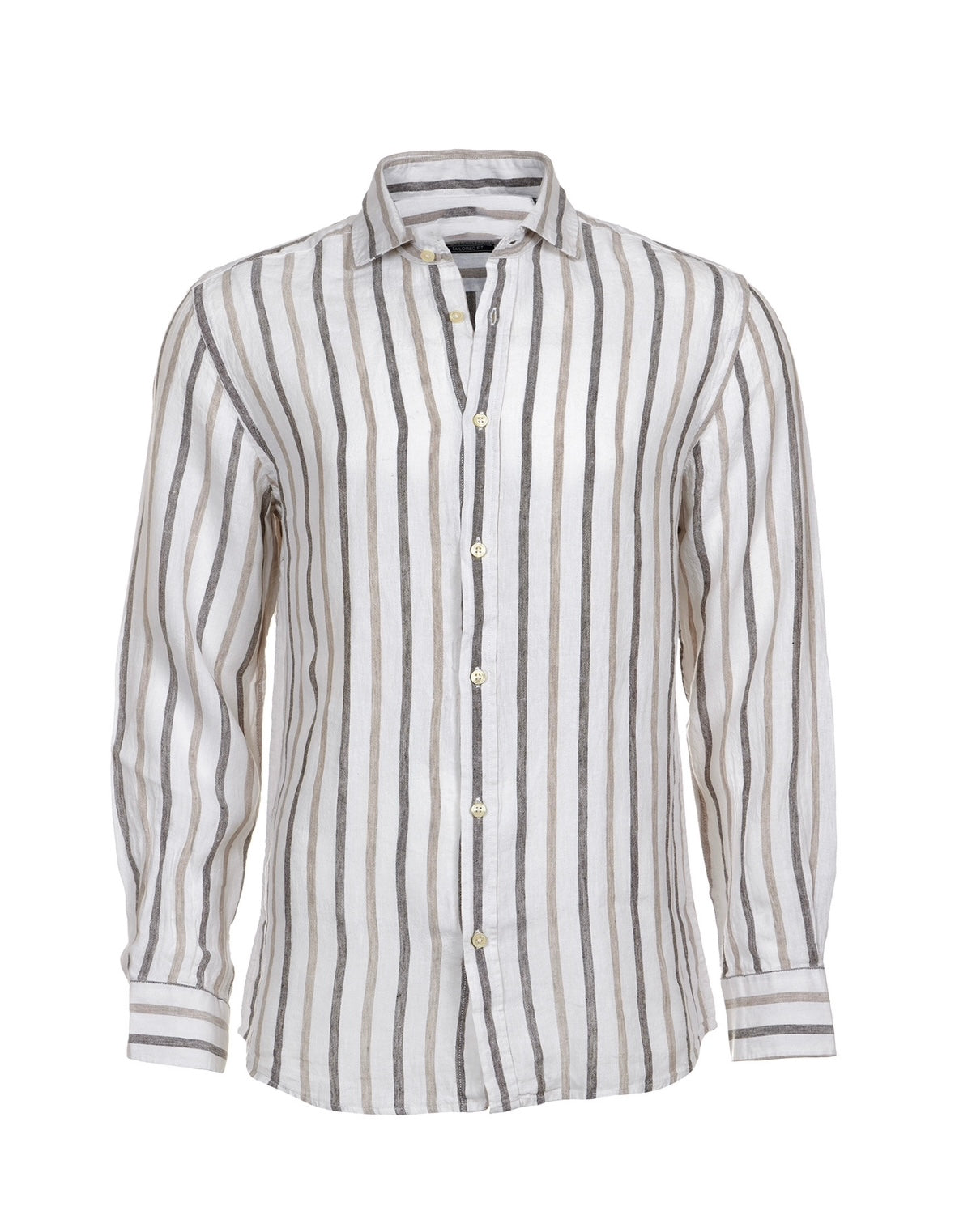 Brunelli Huntington shirt - Brown Stripe