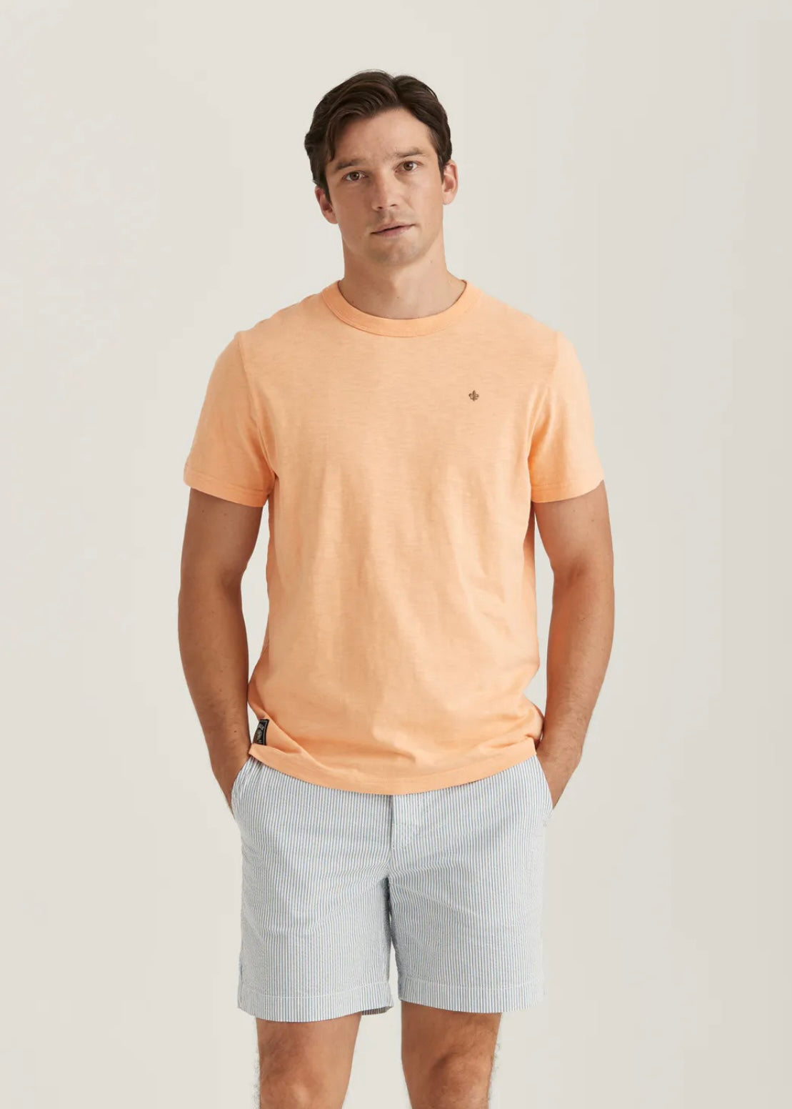 Morris Watson Slub tee - Orange