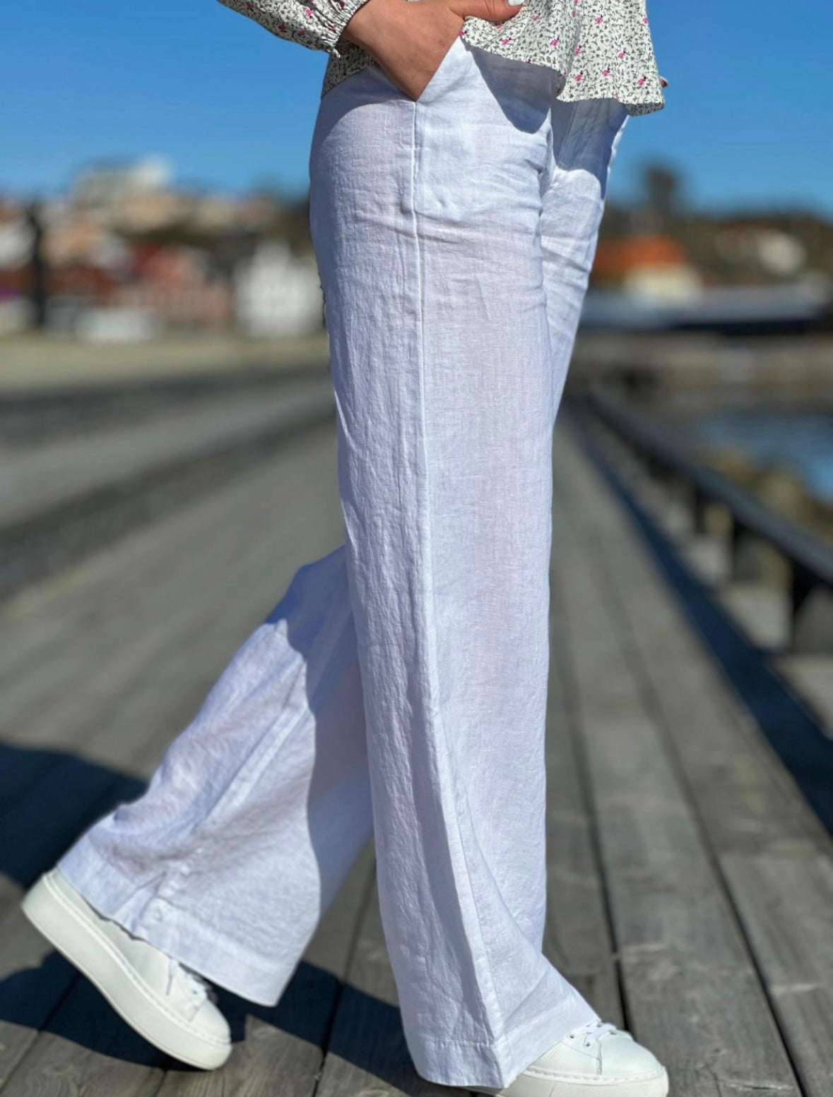 Part Two Ninnes pants - Bright White