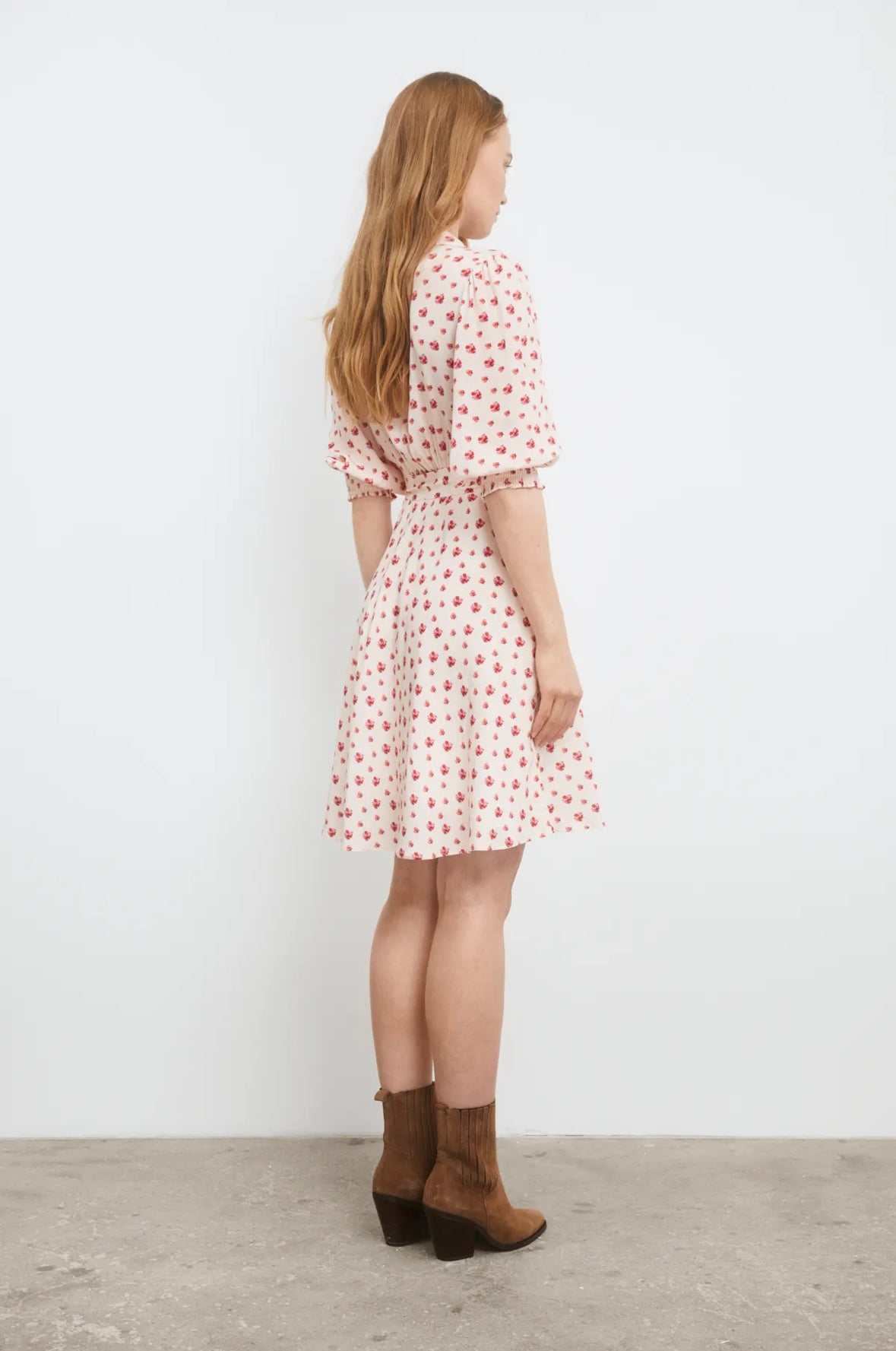 Camilla Pihl Emelia dress - Pink Berry Print