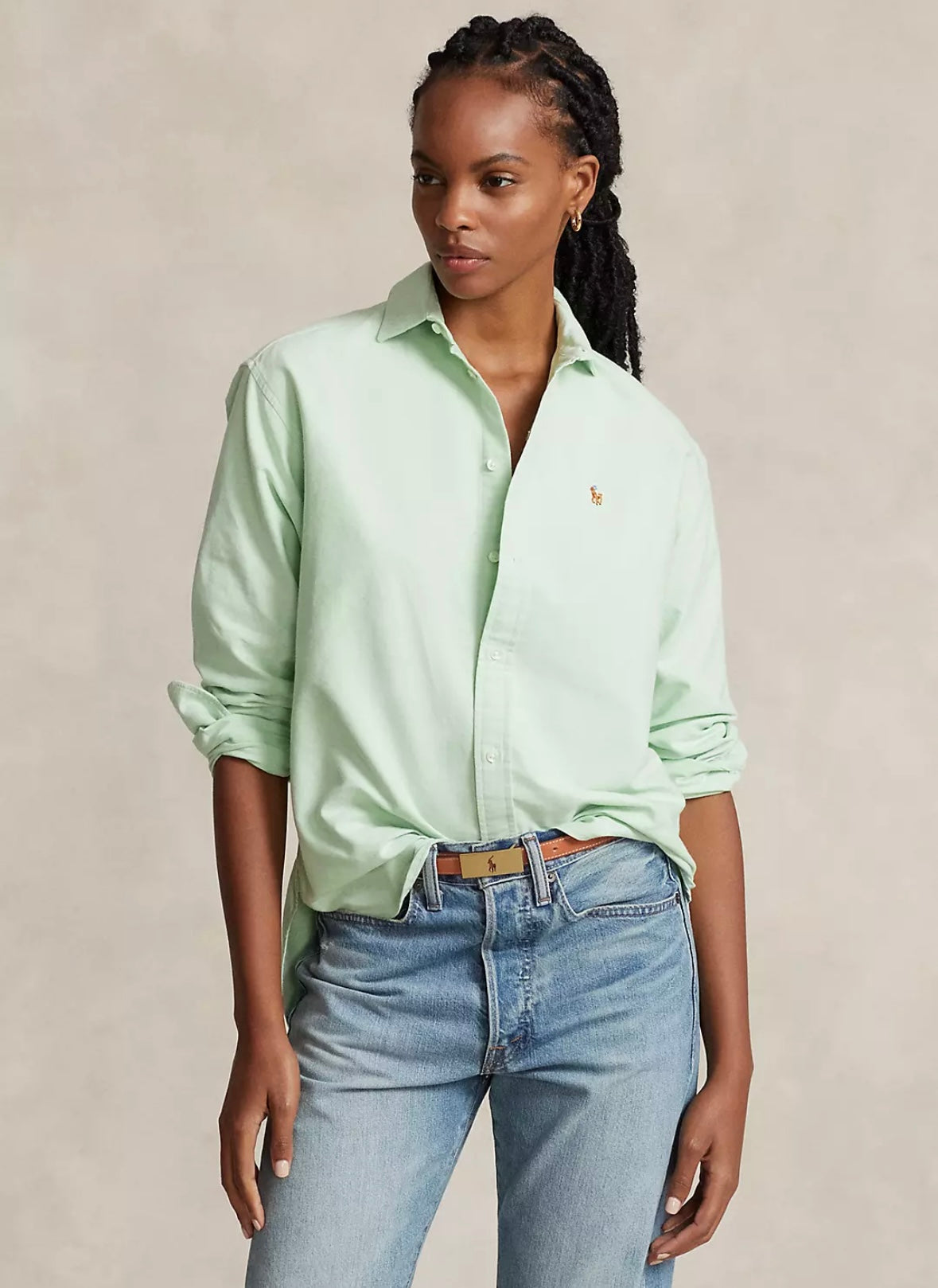 Polo Ralph Lauren Oxford shirt - Lime Drop