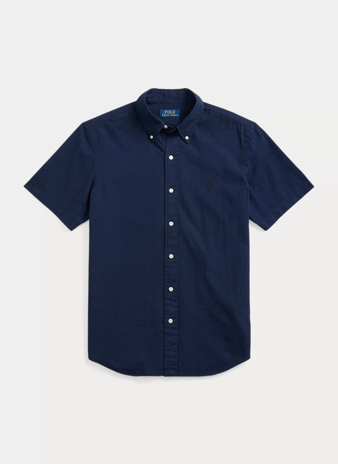 Polo Ralph Lauren Cotton Short shirt Custom Fit - Navy