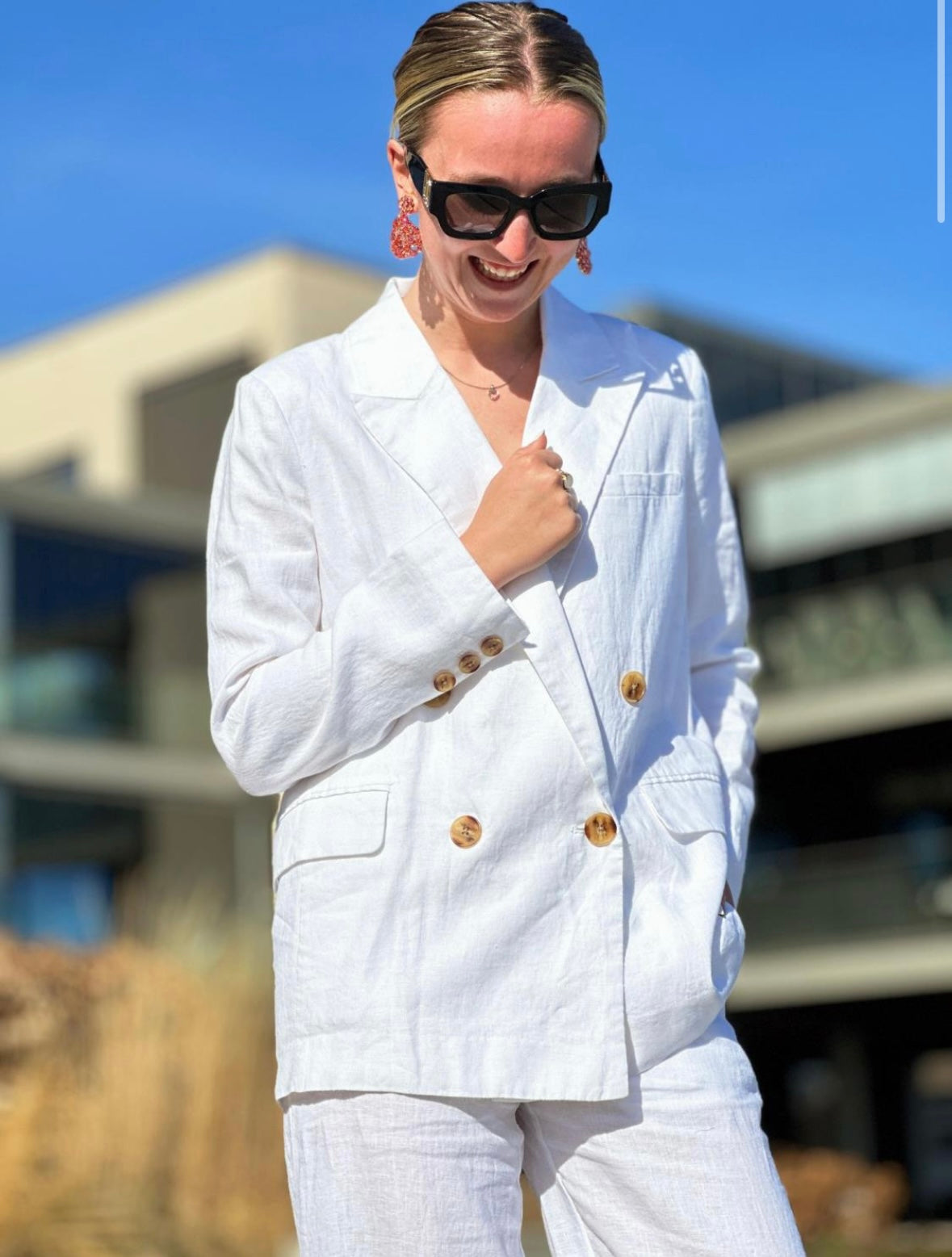 Part Two Sonjas blazer - Bright White