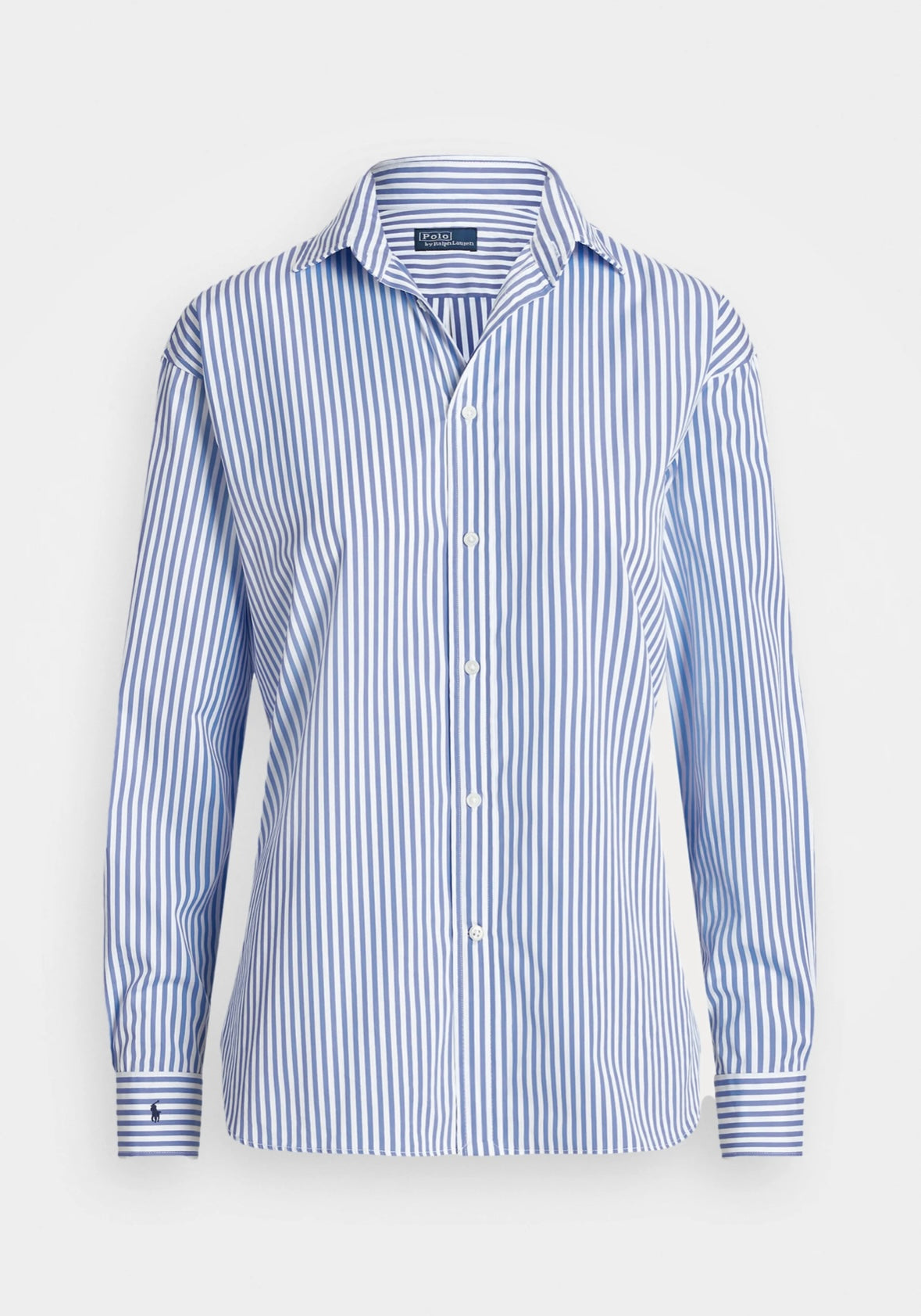 Polo Ralph Lauren Oversized shirt - White/Blue Stripe