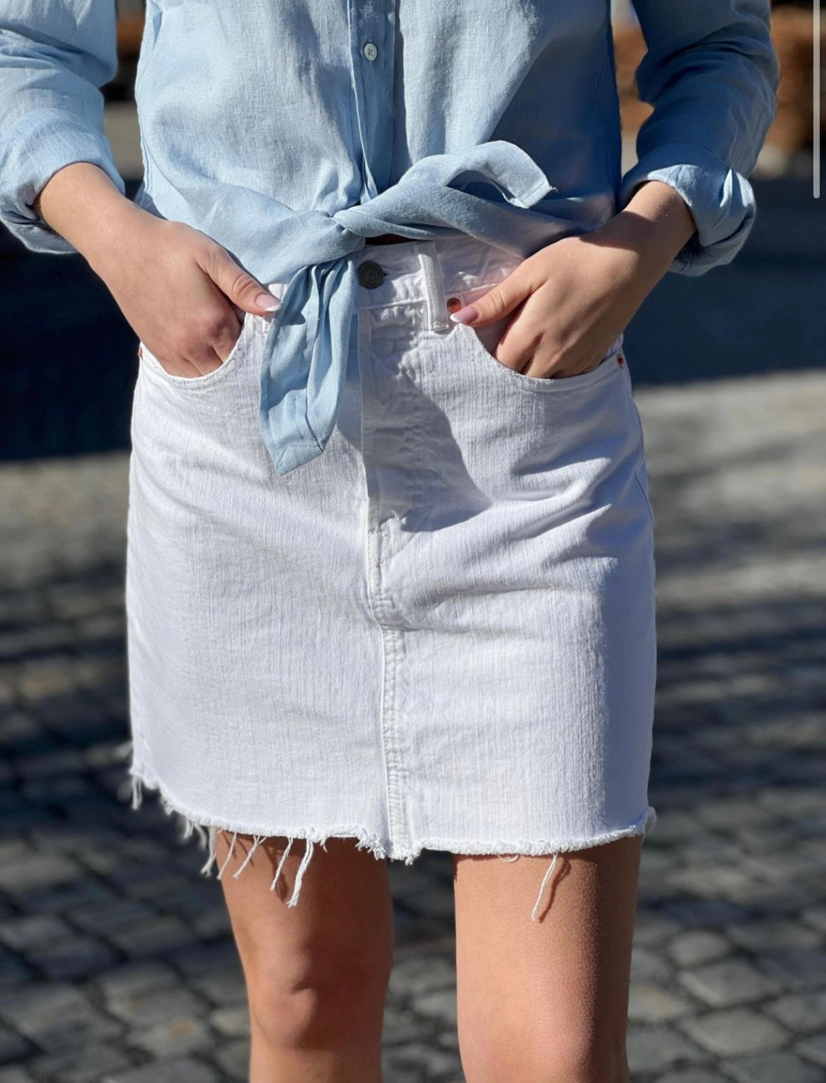 Polo Ralph Lauren Denim skirt - White