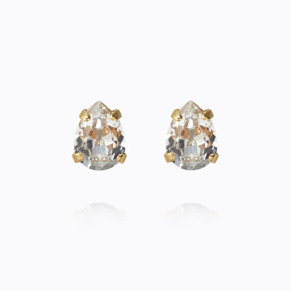 Caroline Svedbom Superpetite Drop earrings Gold Crystal