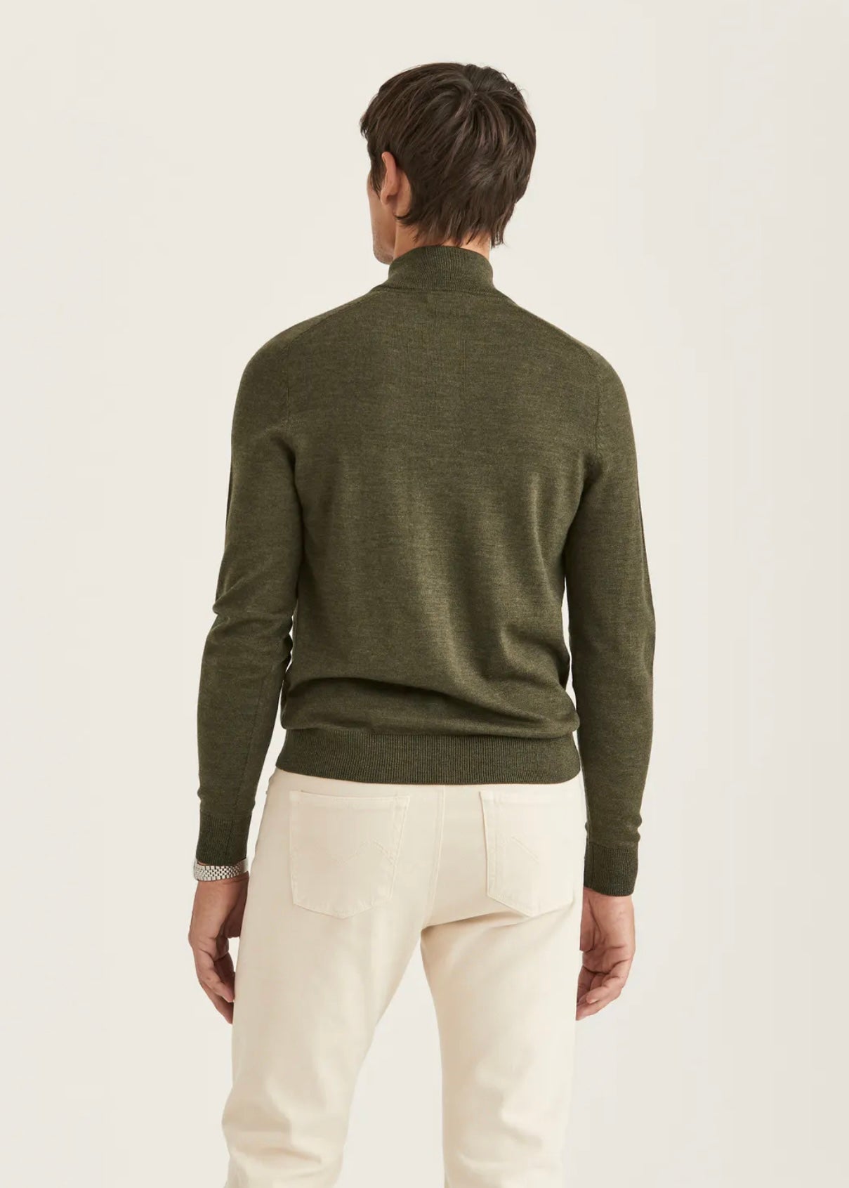 Morris Merino John Zip - Olive