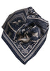 Silk Scarf Navy