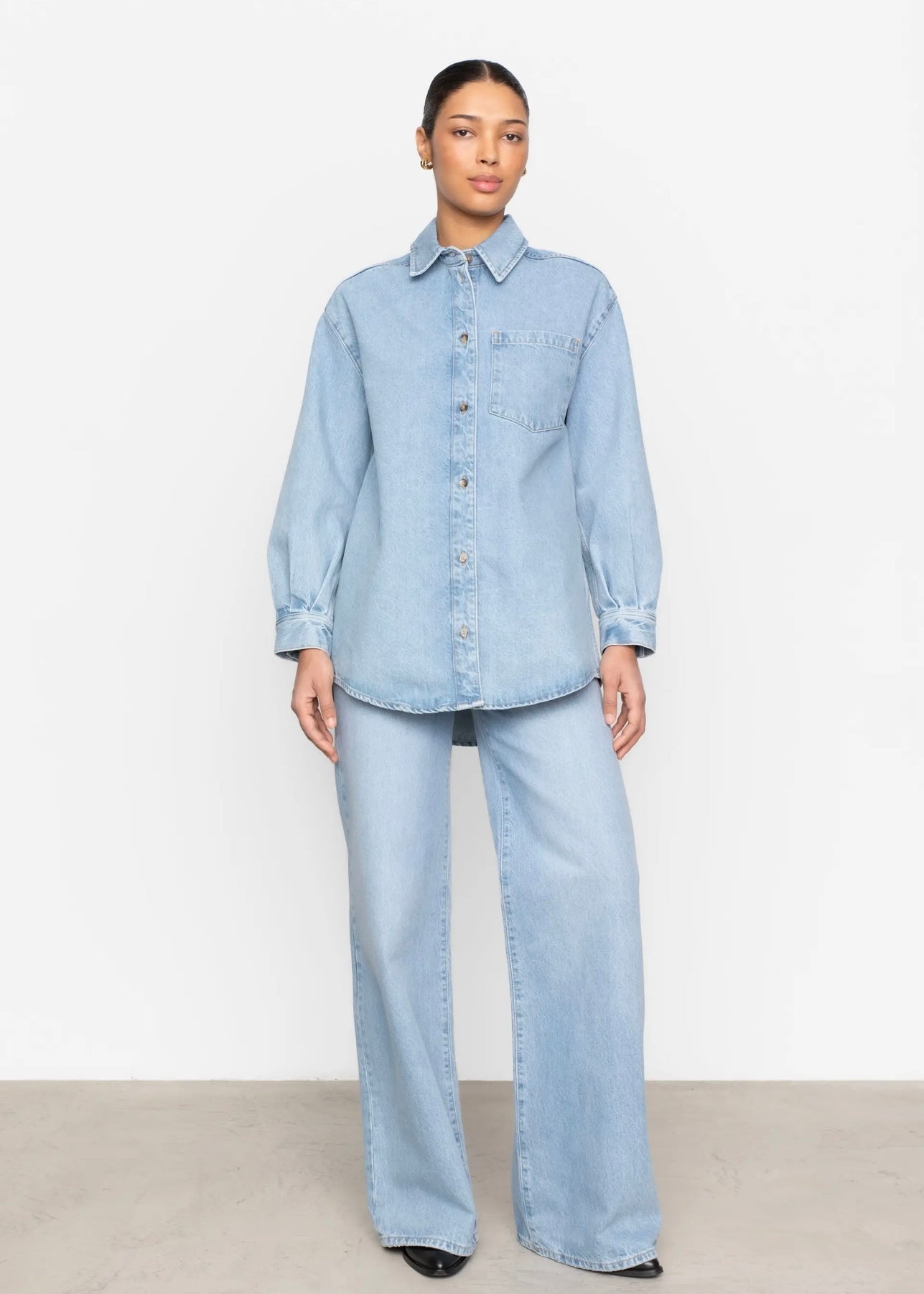 Pihl Denim Alex shirt - Light Blue