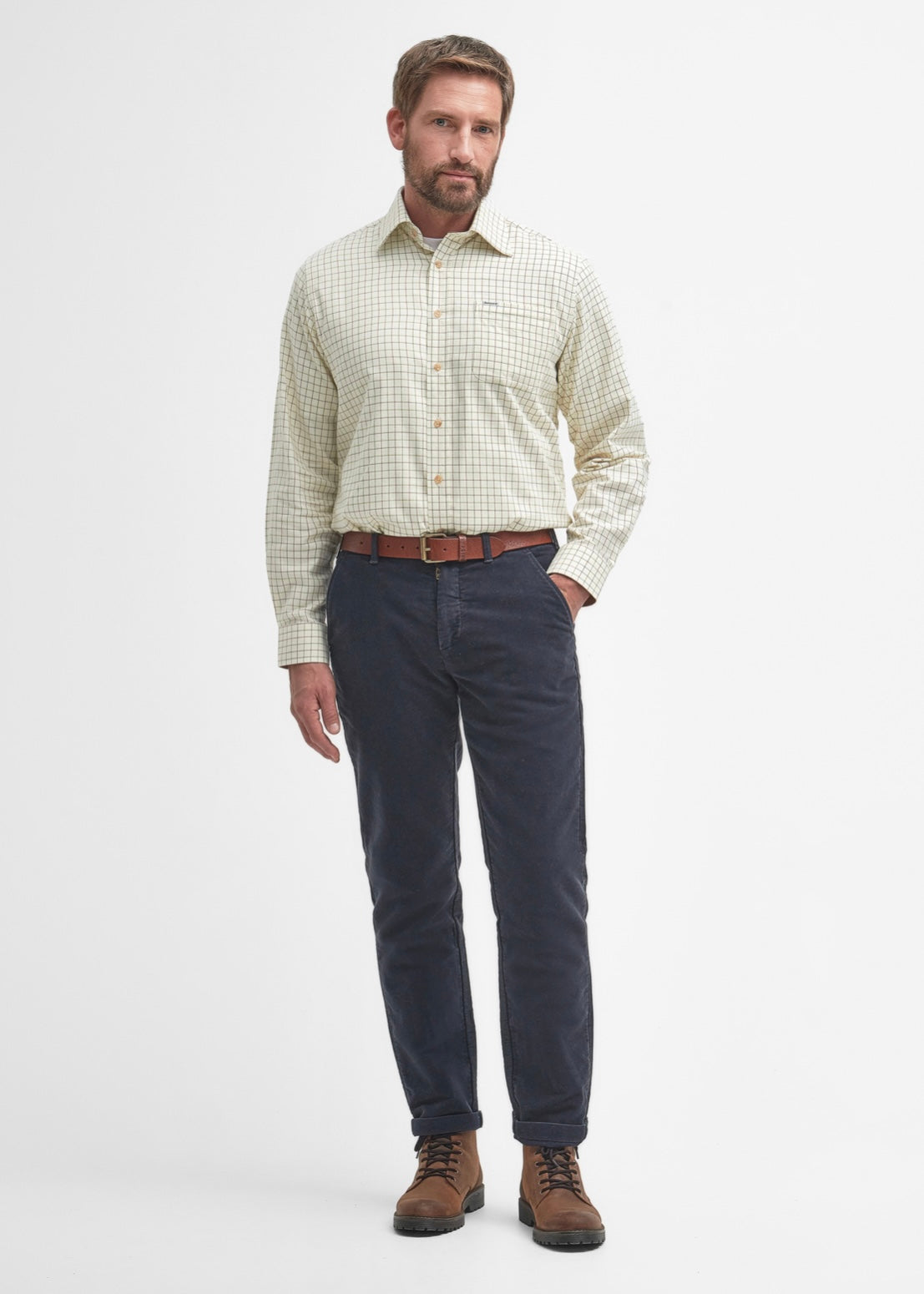 Field Tattersal Regular shirt Fern