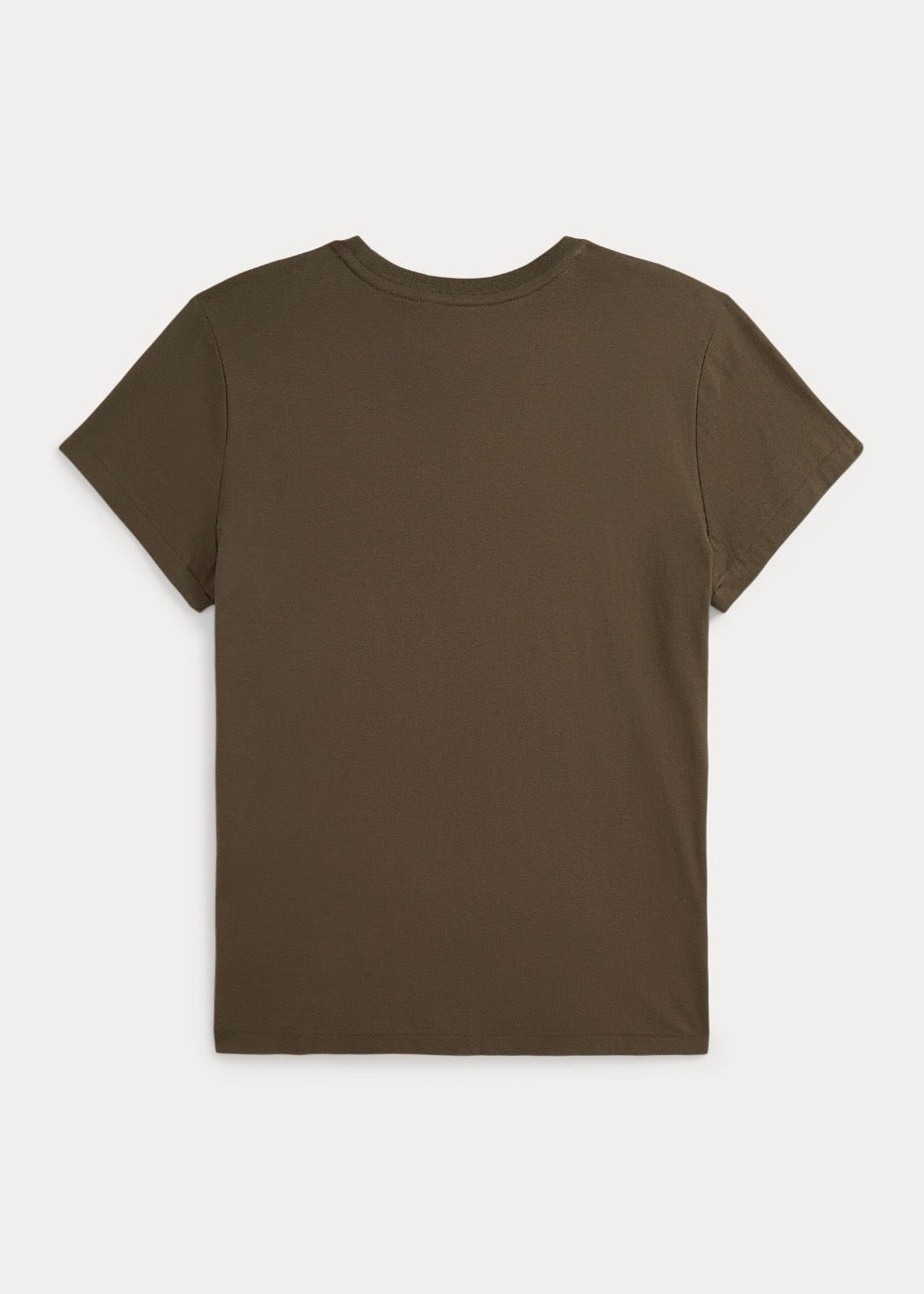 Cotton Jersey Tee York Brown