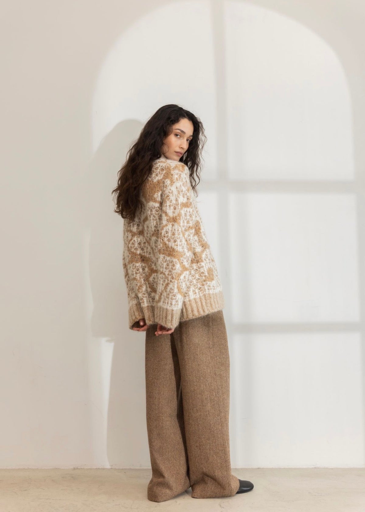 Bonnie Knit Camel