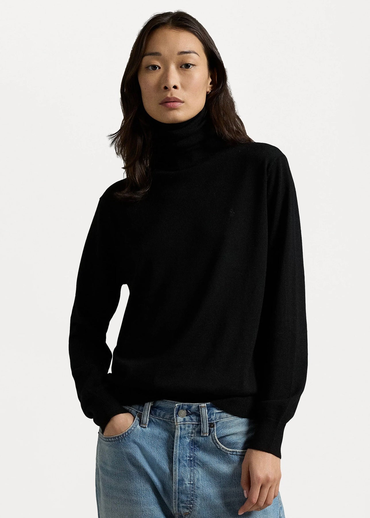 Polo Ralph Lauren Merino rollerneck - Polo Black