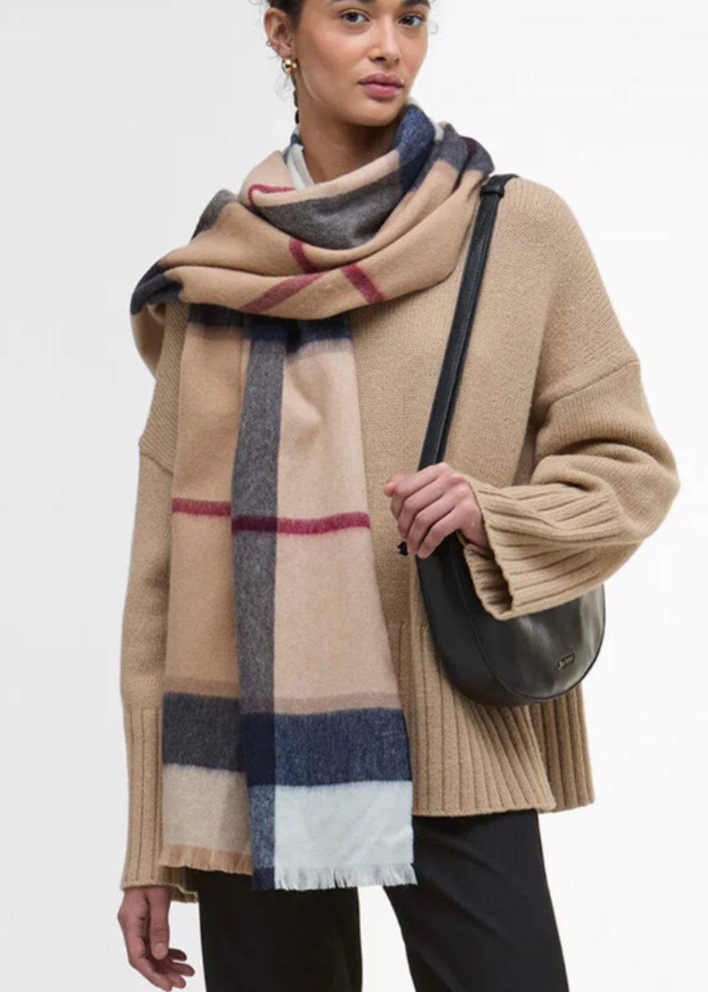 Rosefield Tartan scarf Hessian Tartan