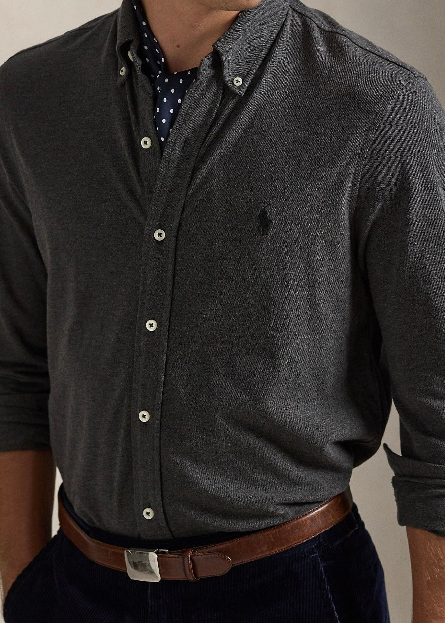 Ralph Lauren Featherweight Mesh shirt - Windsor Heather