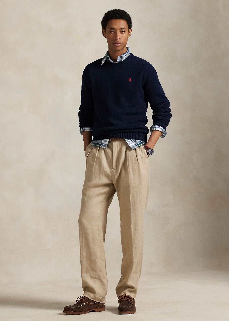 Cotton Crewneck sweater Hunter Navy