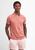 Tartan Polo Pique Pink Clay
