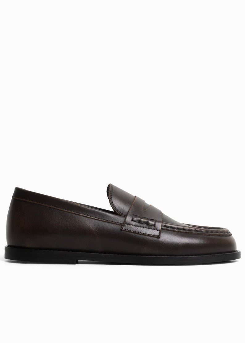Belle Leather Dark Brown