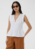 Borgny Top Bright White