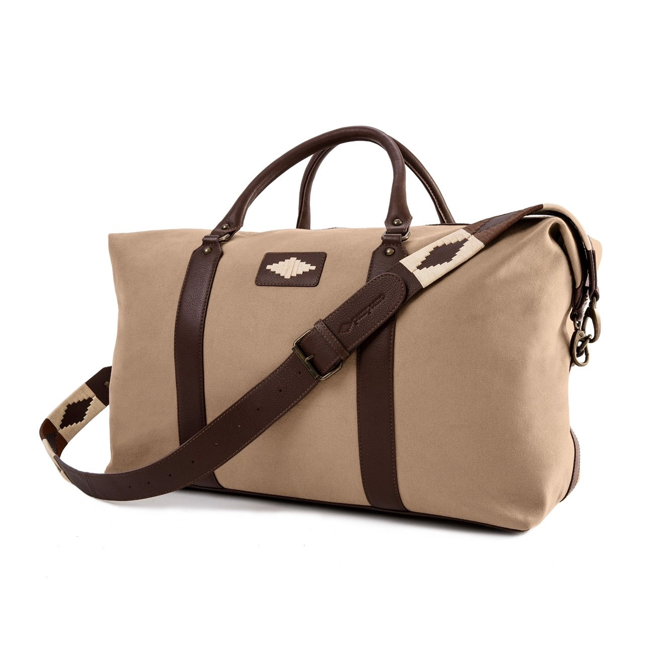Caballero Large Travel bag Sand Canvas
