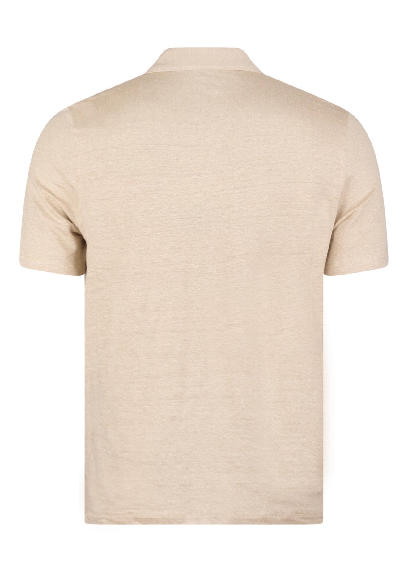 Linen Polo Shirt Light Beige