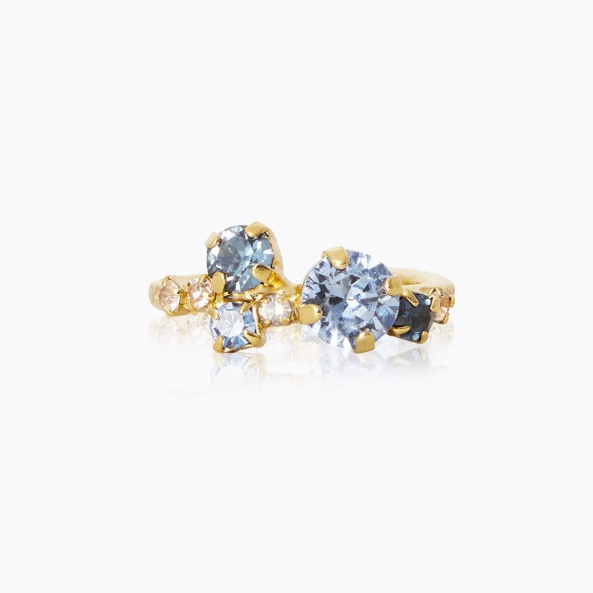 Stardust Ring Gold Blue Combo