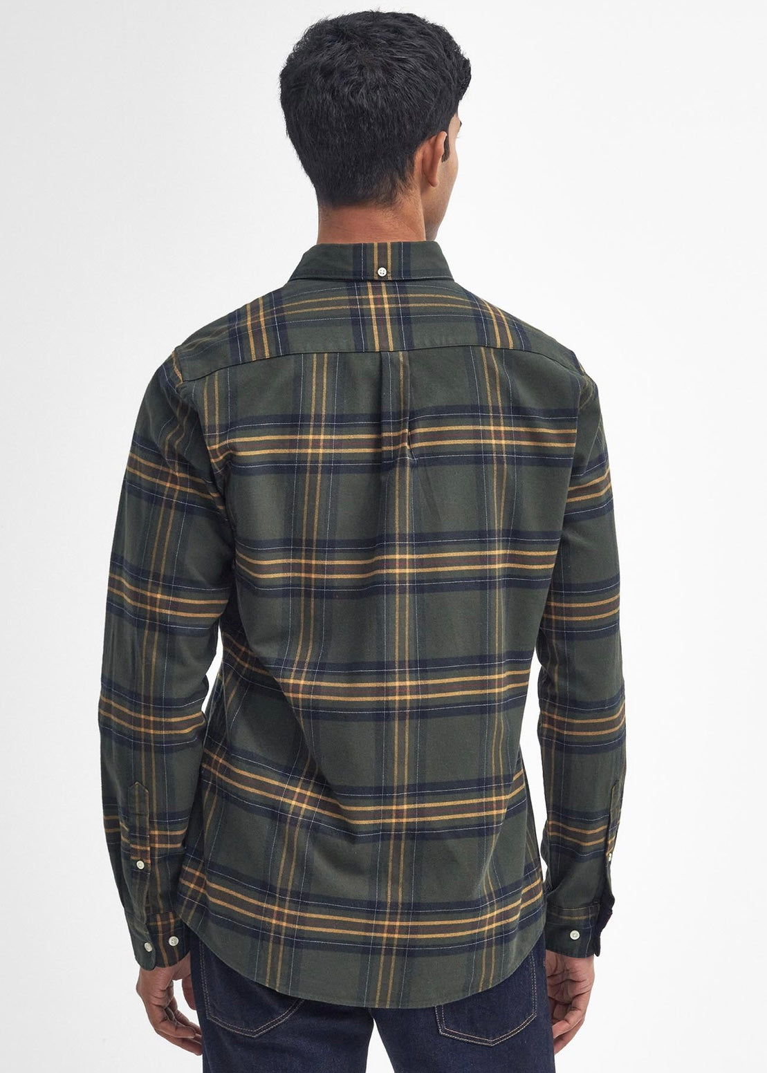 Portdown Tailored Checked shirt Olive