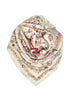 Cotton-Viscose Scarf Multi Flower