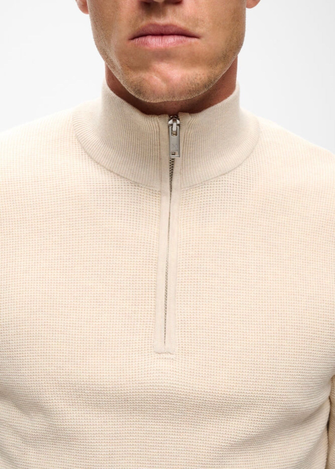 Lagoon Zip Oyster Gray Melange