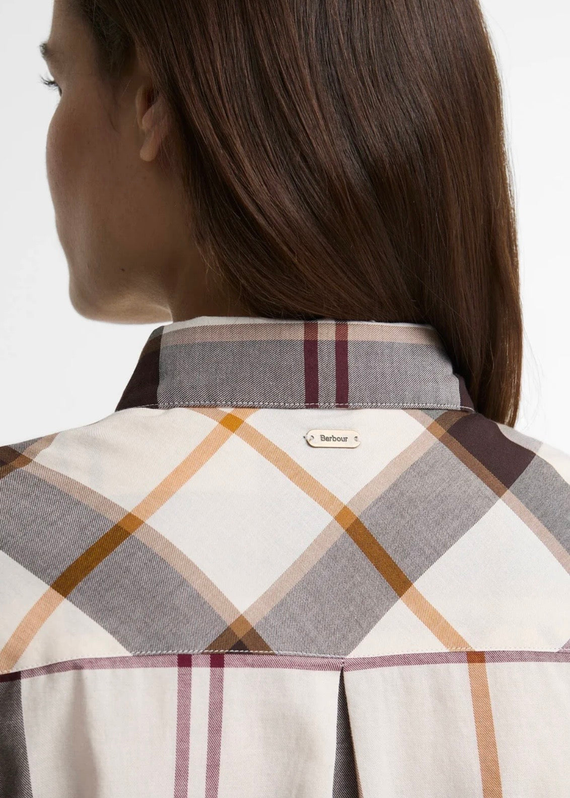 Moorland Shirt Ecru Muted Tartan