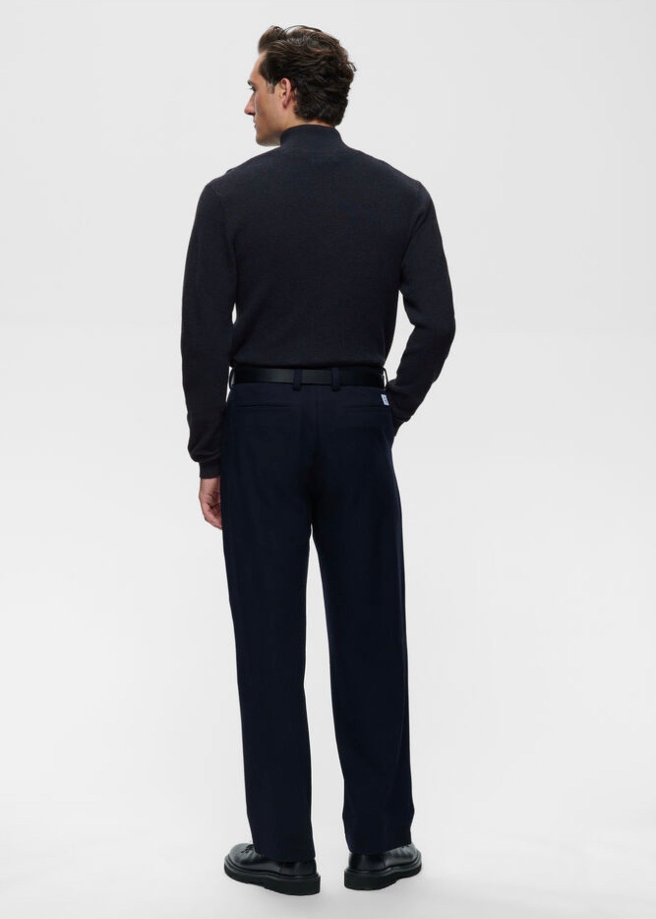Lagoon Zip Dark Navy Melange
