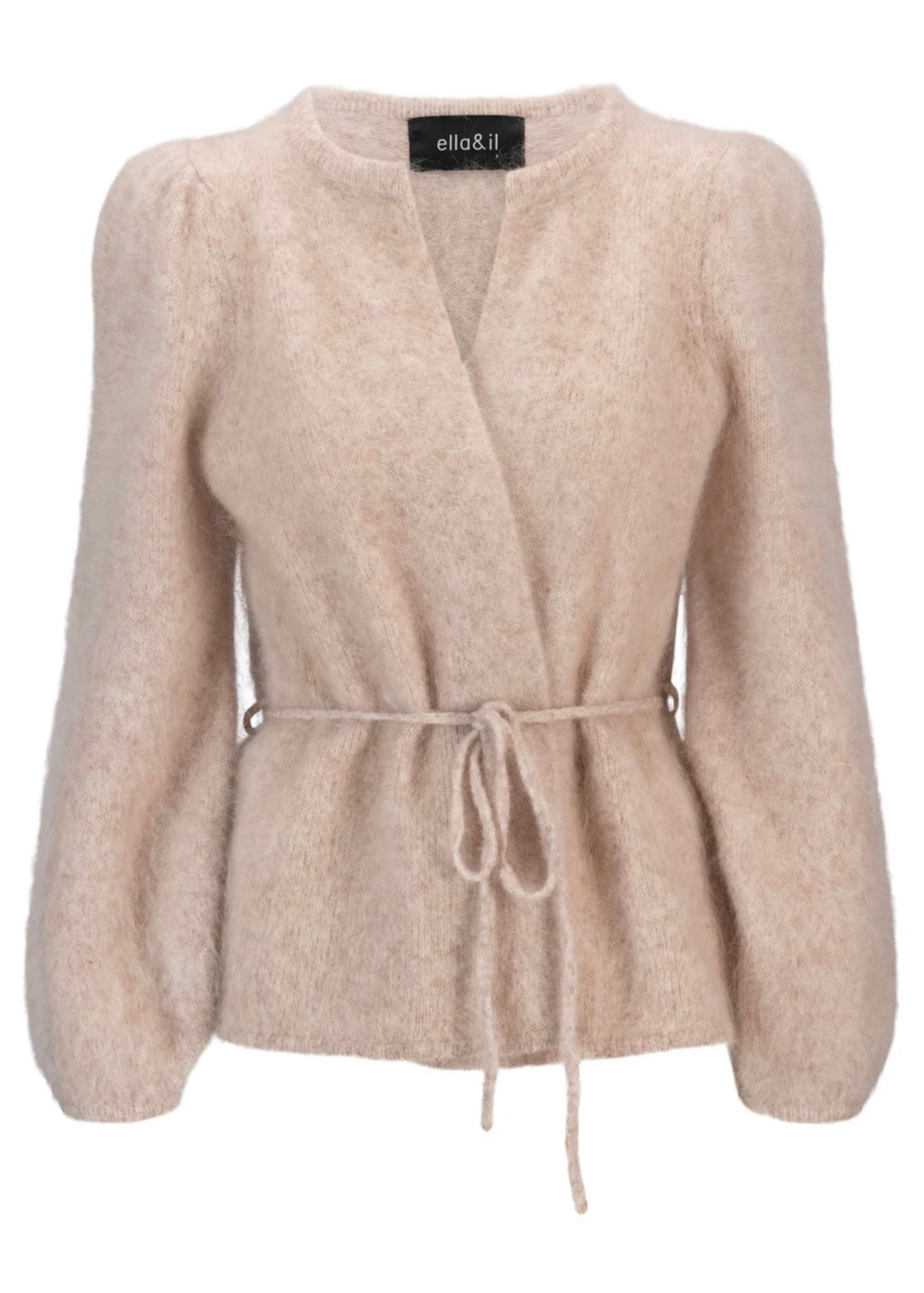 Ella&il Fredrikke cardigan - Beige Melange