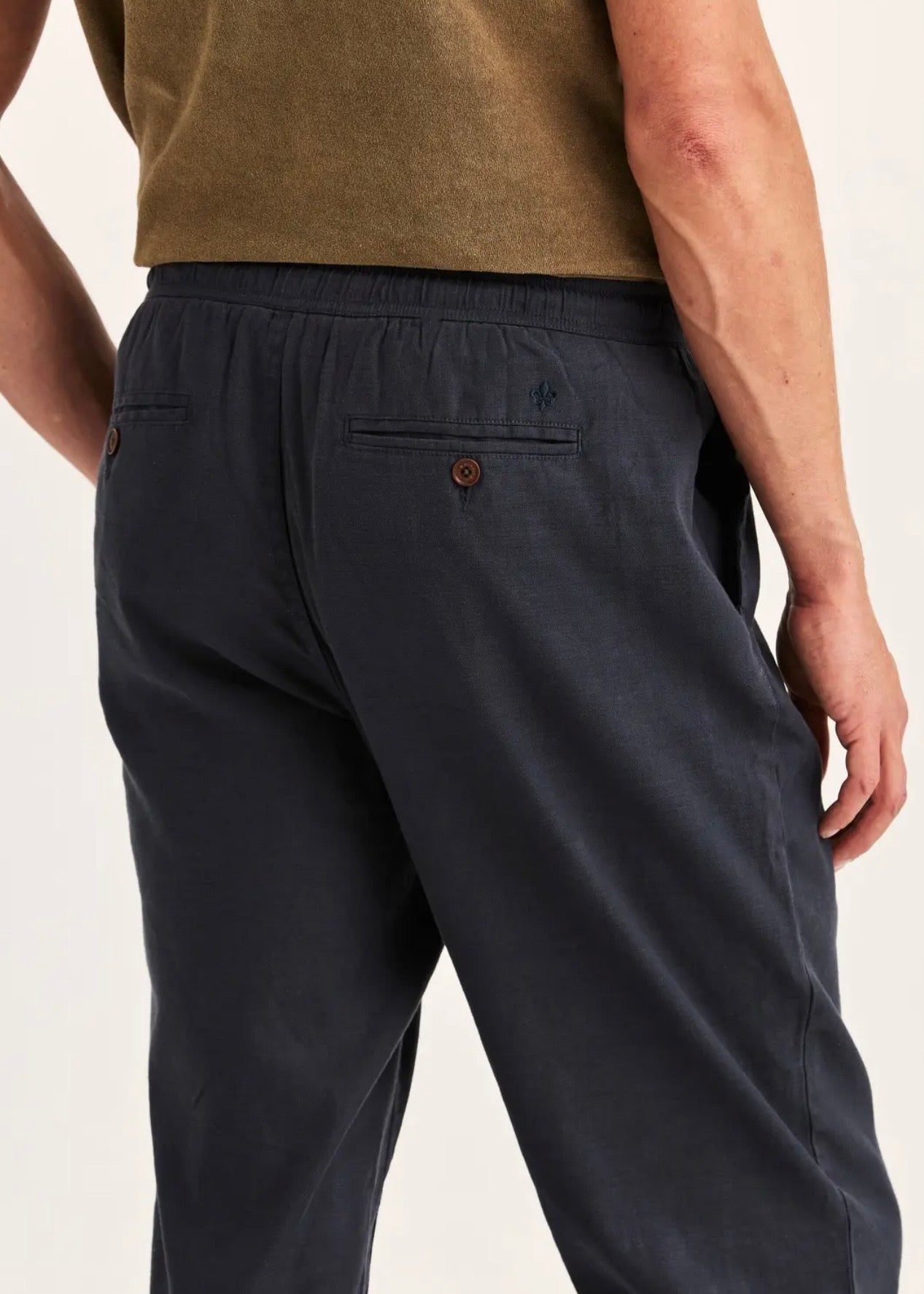 Fenix Linen Trouser Blue