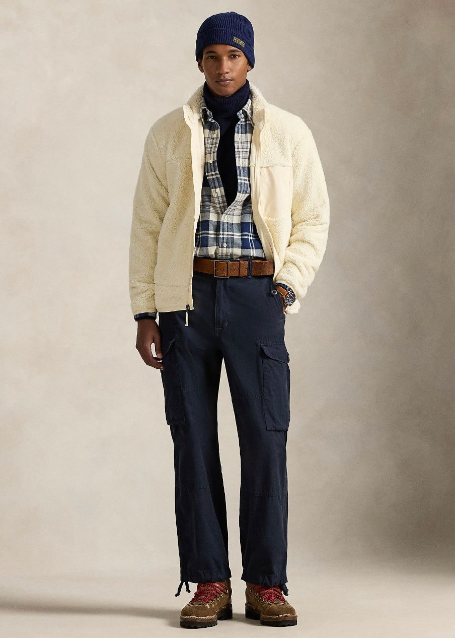 Pile Fleece Hybrid Jacket Andover Cream